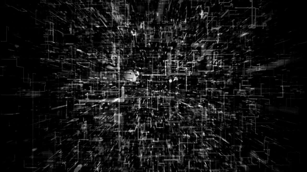 4K Futuristic Network Growth.