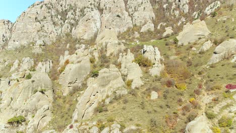 mountainous landscape with autumn colors