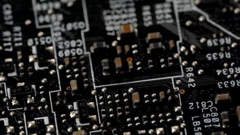 placa de circuitos, el fondo de la tecnología gira