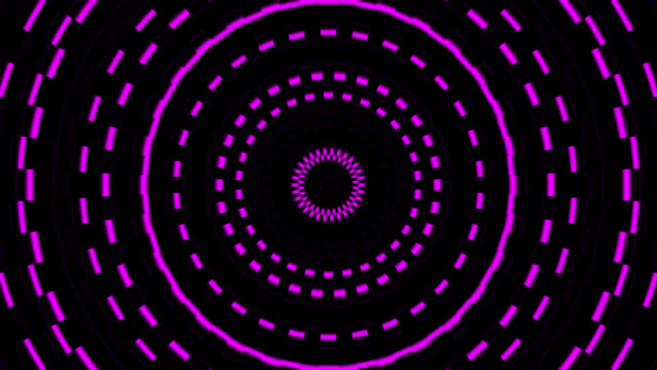 colores círculos movimiento bucle de fondo