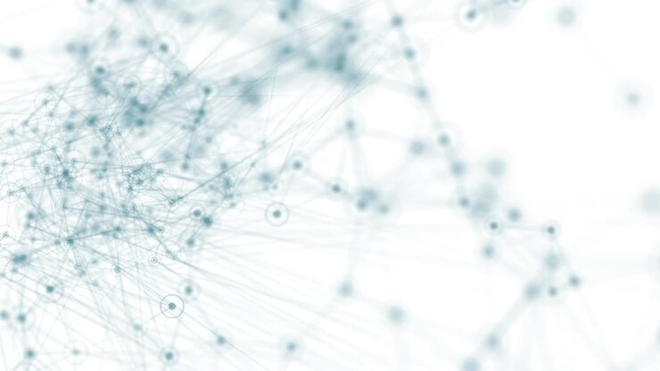 gráfico de red abstracto