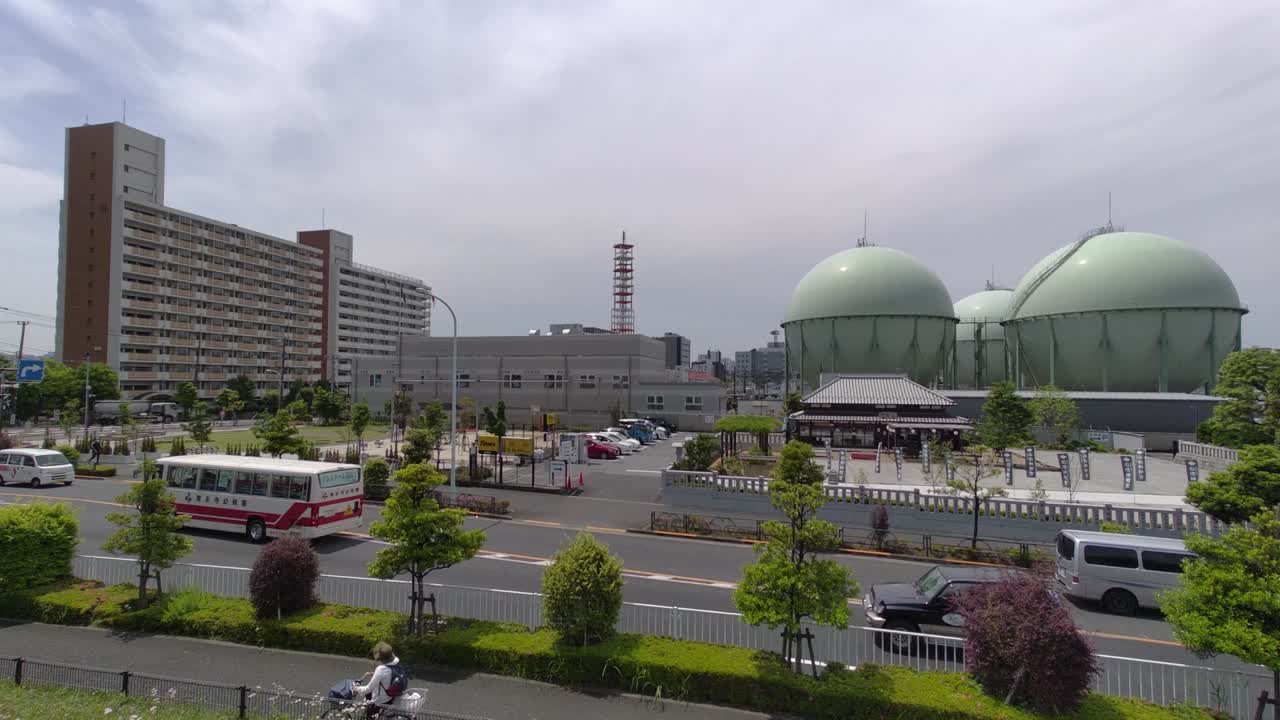 일본에서 가스 크, 도쿄 풍경 2022