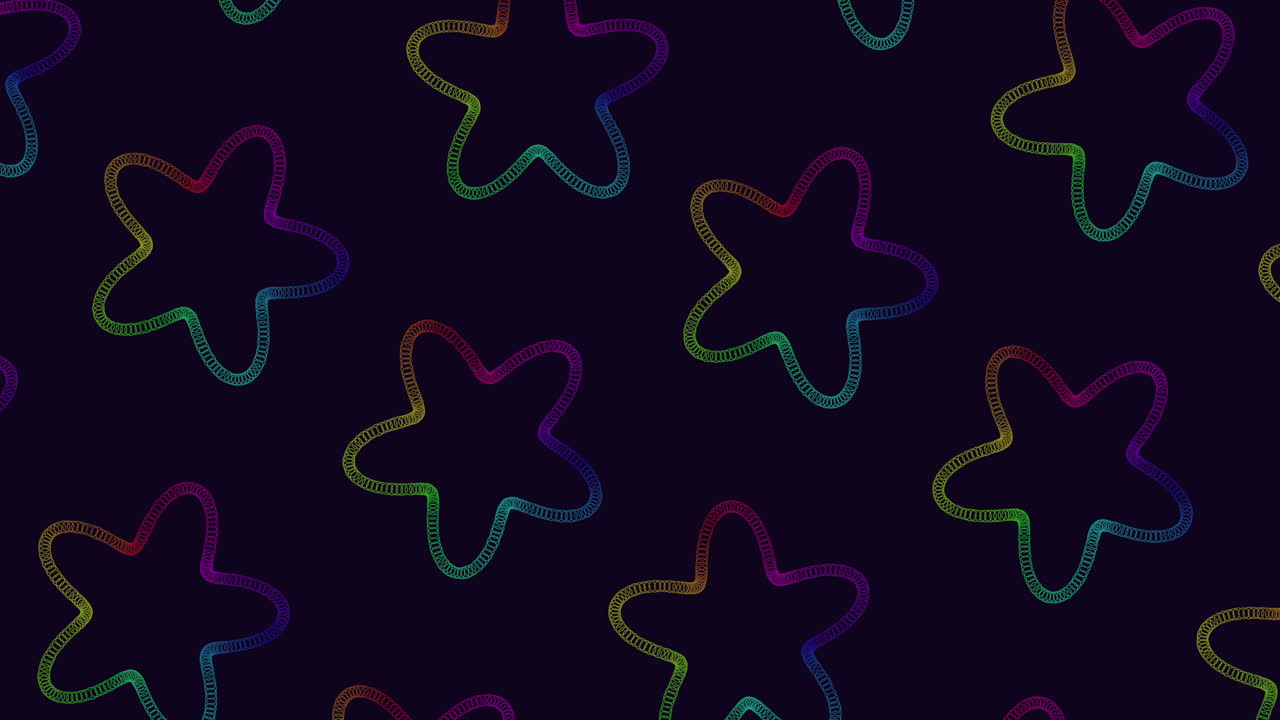 Vibrant rainbow lines seamless pattern for versatile design projects