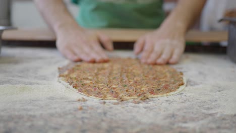 chef preparing turkish food