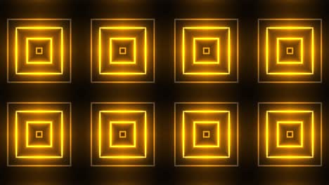 abstract glowing square pattern