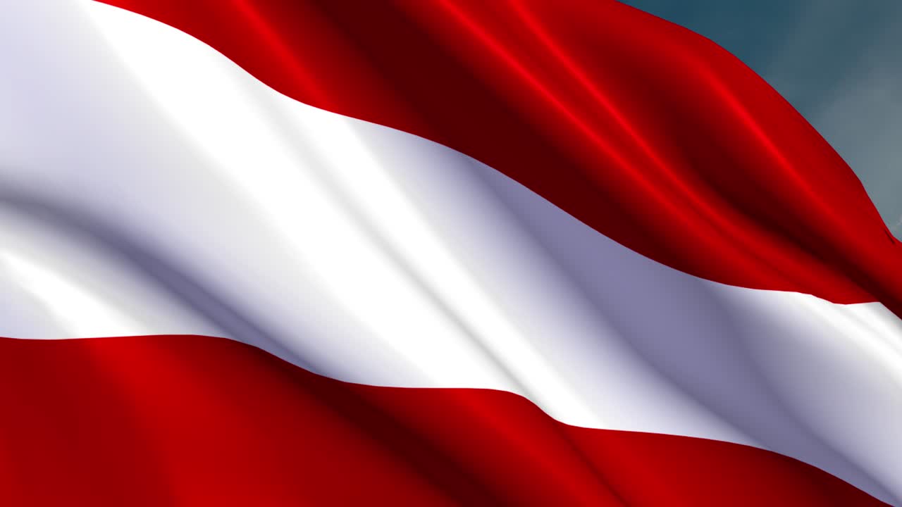 Austria - Flag - 4K - Loop