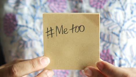 #metoo post-it note