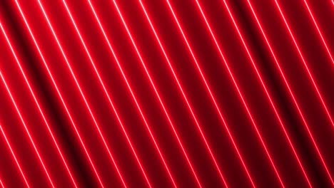 luces de neón brillantes futuristas de moda de color rojo sin costura línea de luz de neón tecnología de fondo de movimiento.