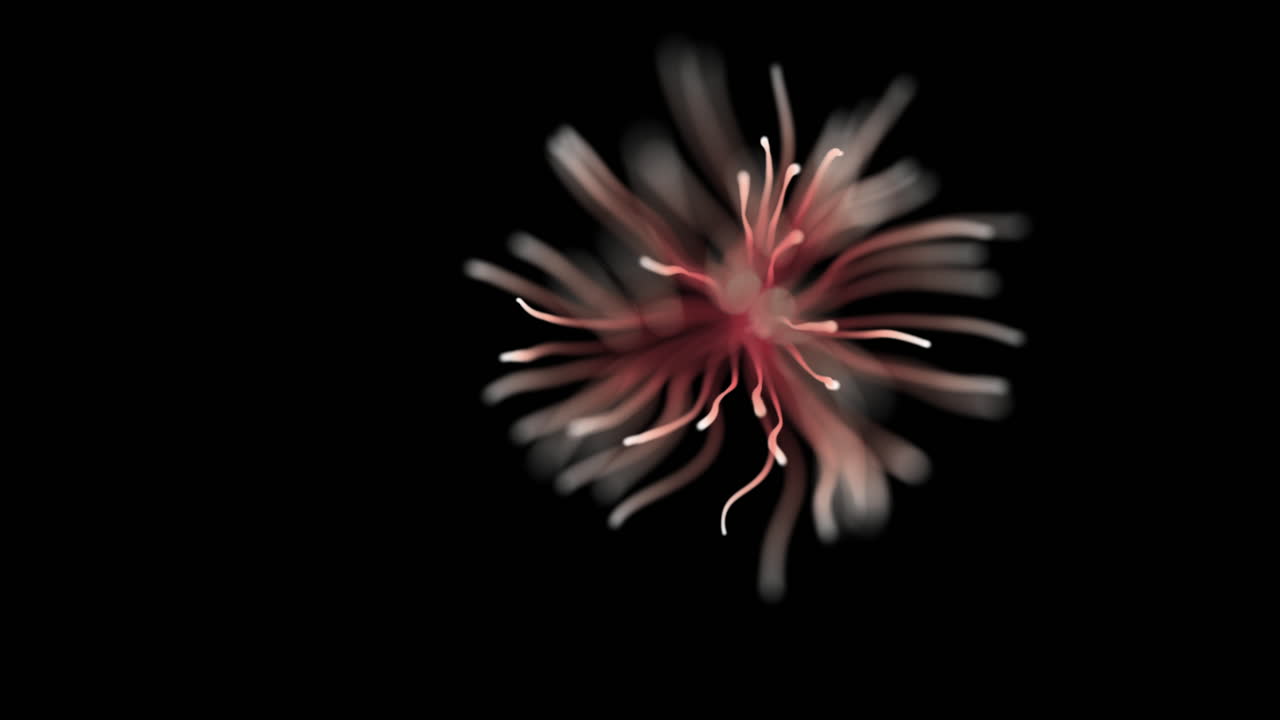 líneas radiales abstractas