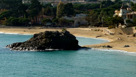 seascape of the "costa brava" in catalonia.
