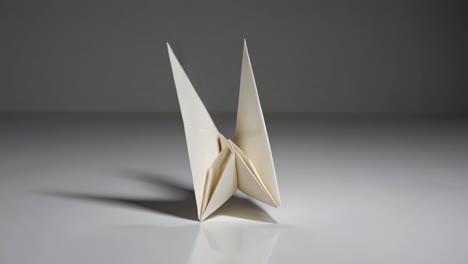 paper envelope and origami  in studio setting