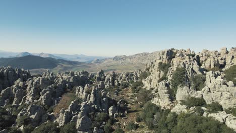 Luftaufnahme-Von-Torcal-De-Antequera,-Südspanien