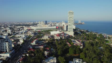 aerial view of boca del rio, veracruz