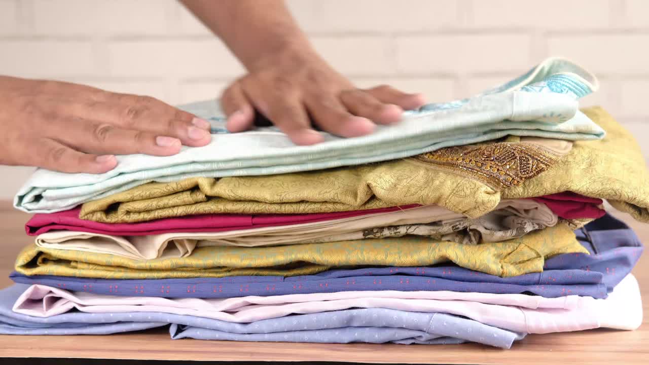 Stack of Folded Clothes