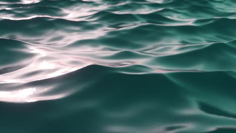 bright blue sea wave surface in motion. fresh drinking water, colorful video. concept of environmental problems, lack of drinking water, climate change, global warming. seamless loop 3d render