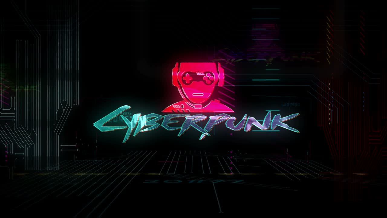 tema de la noche de introducción al estilo cyberpunk