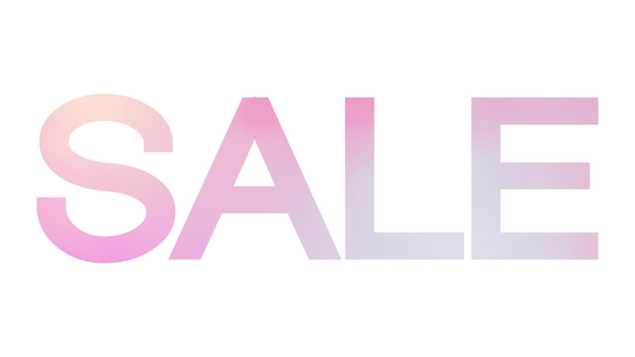 Video con gradiente luminoso per offerta speciale, animazione promozionale di sconto in loop, video di sconto per lo shopping online