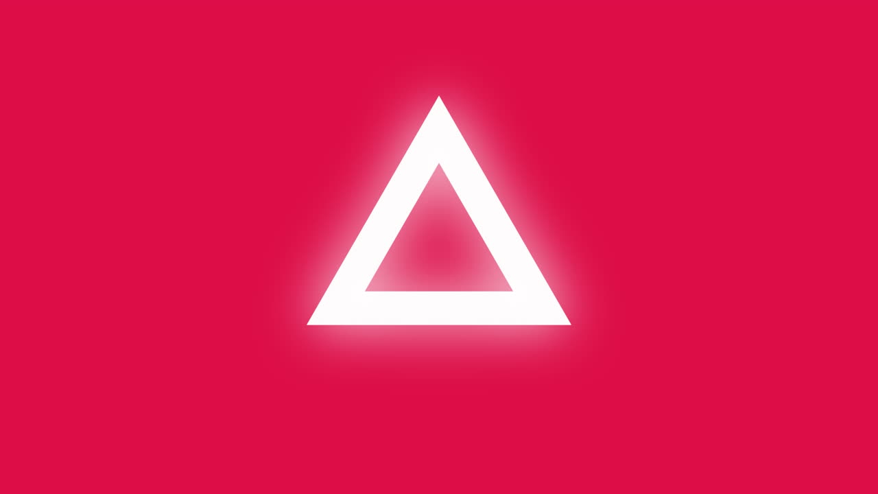 triángulos futuristas y relámpagos