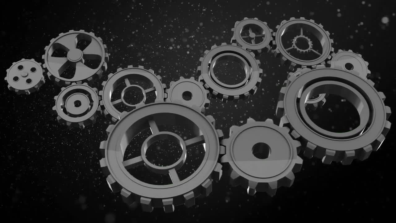 серебряные шестеренки