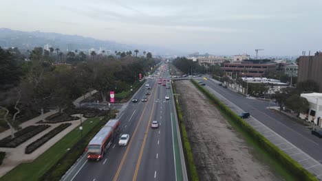 bulevar santa mónica vista aérea
