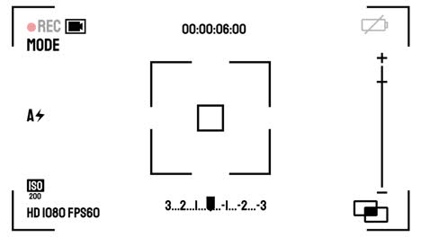 bewegungsgrafik des rec-schnittstellen-hintergrunds