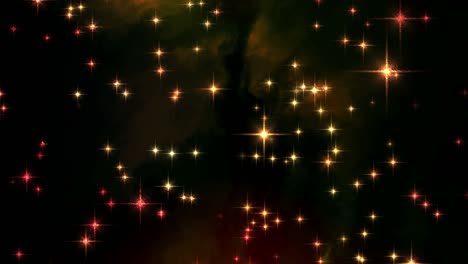 el fondo de las estrellas brillantes que caen