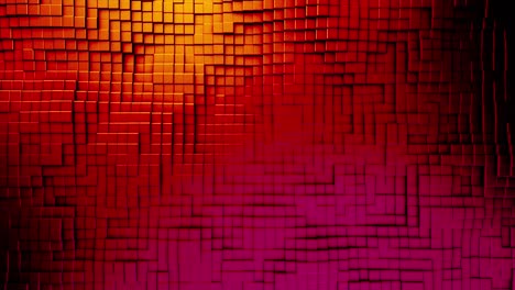 abstract geometric background with red and orange squares