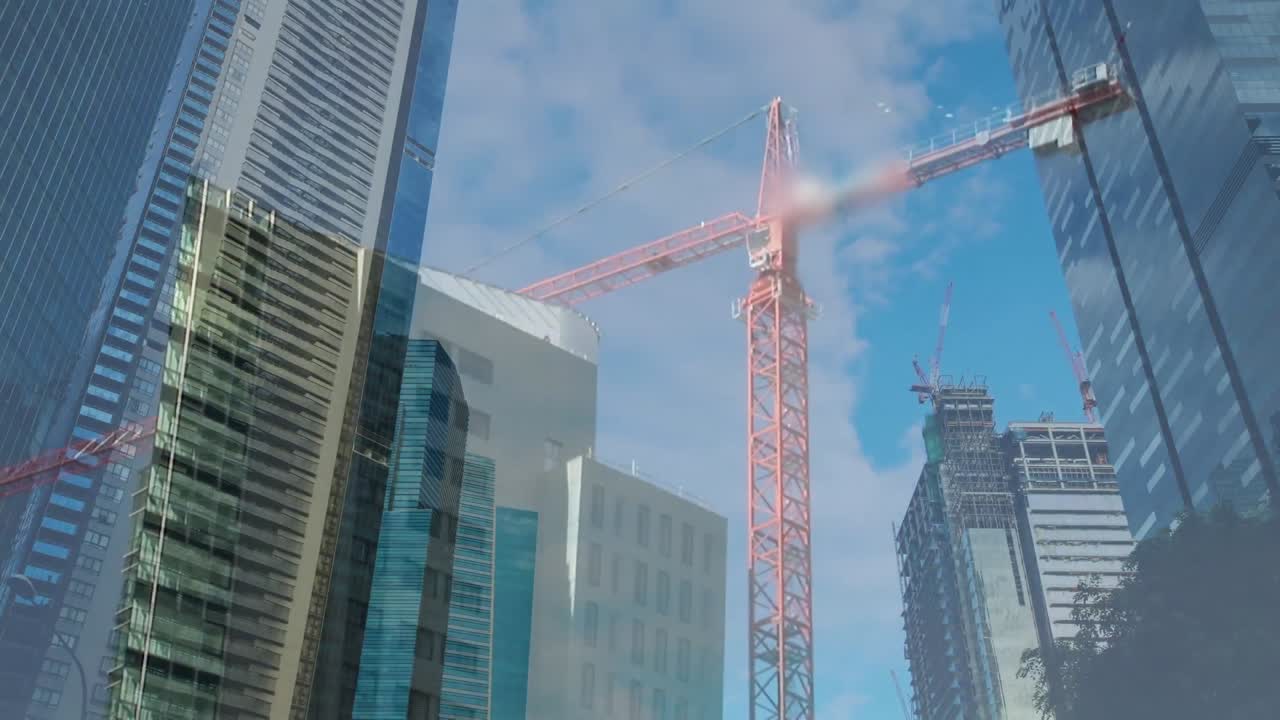 paisaje urbano en edificios modernos