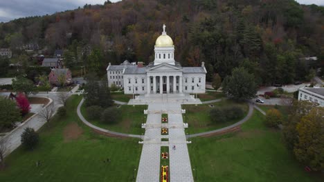 vermont state house - state capitol building in montpelier, vermont, usa