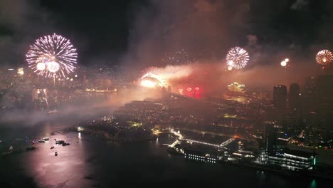 Sydney-Feuerwerk-2018–2019-Mit-Der-Drohne