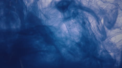 blue ink swirls in water 4k 50fps prores