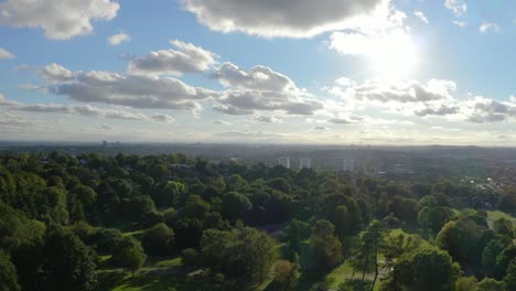 Ein-Vertikales-Panorama-Der-Wohlhabenden-Landschaft