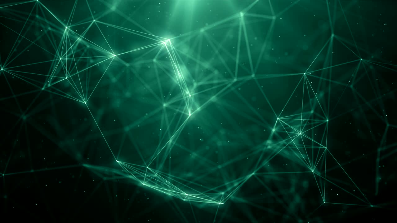 Plexus abstract network titles technology science background loop