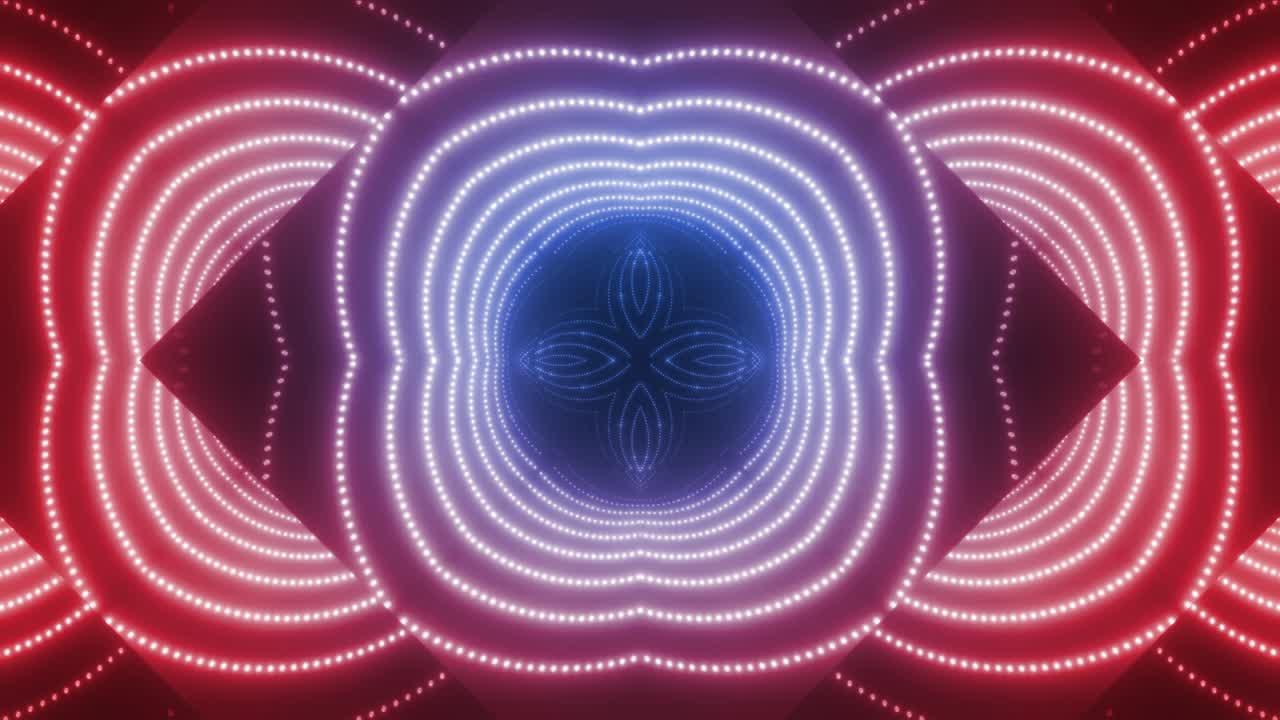 네온 터널 시각