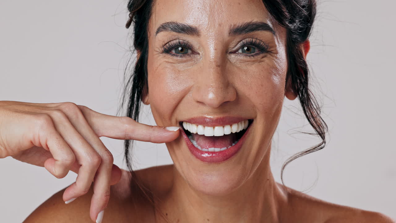 retrato de mujer sonriente