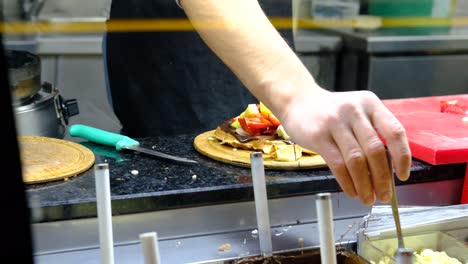 los gofres son comida de la calle.