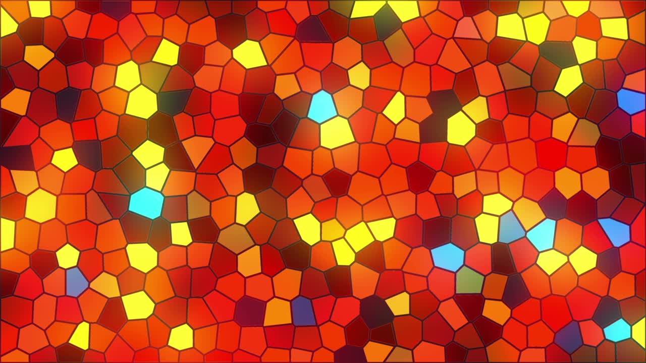 bucle de fondo de mosaico colorido dinámico