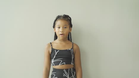 portrait of happy smiling young black african american student girl studying from home and talking to friends in webcam group video call conference online. people lifestyle