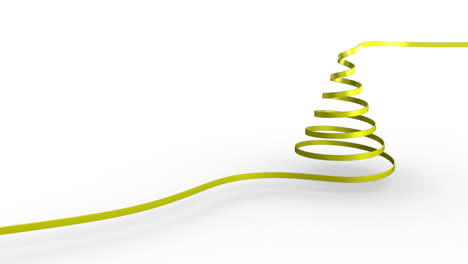 Ribbon-swirling-to-form-christmas-tree-shape