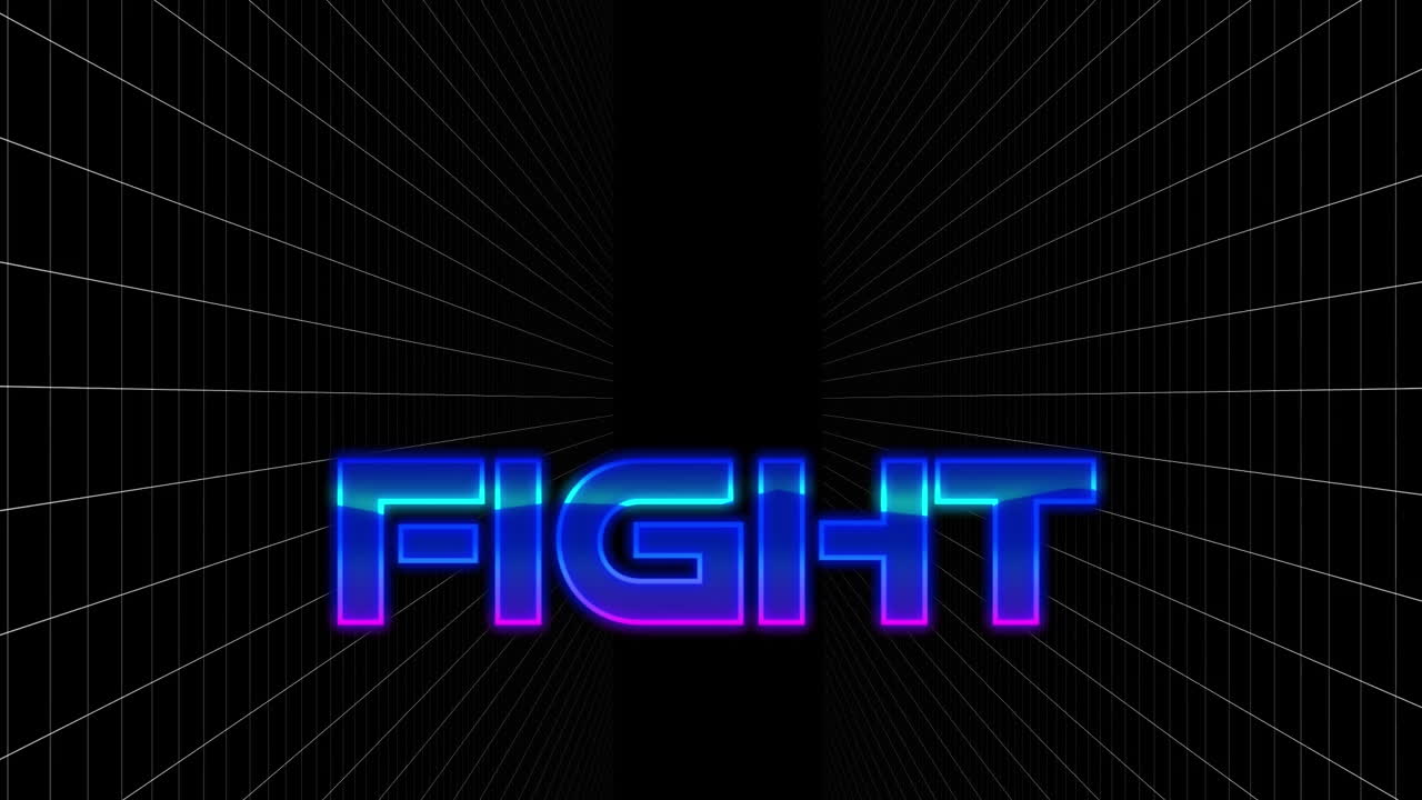 블랙 스페이스에서의 싸움의 애니메이션