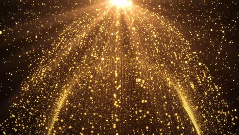 4k gold luxury loop animation for the awards ceremony, nightclub, fashion show, festive events.