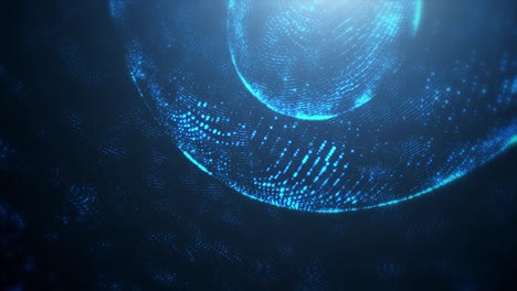 fondo de movimiento de tecnología azul abstracta