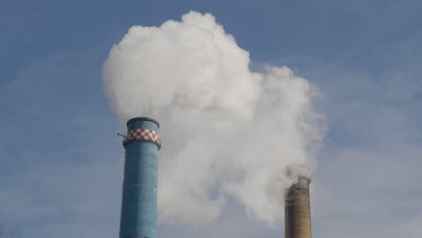 pipes of city heating station