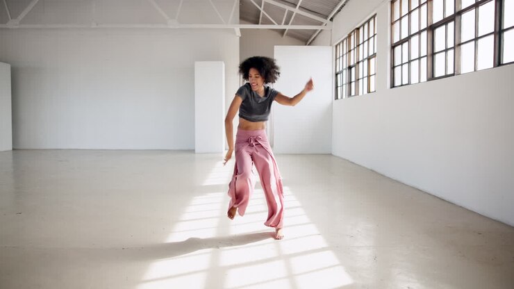 Dance, music and freedom with a woman