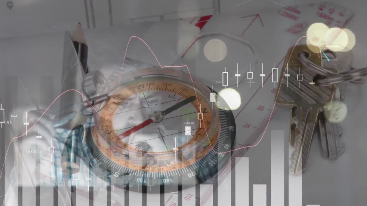 estadísticas sobre la brújula y el trabajo del hombre.