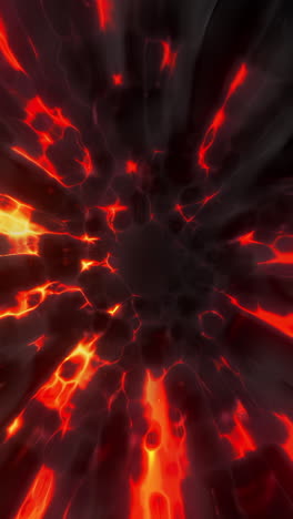 abstract lava explosion