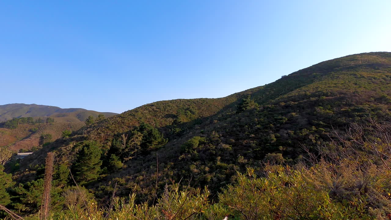 Scenic Highway Bridge over Lush Green Hills