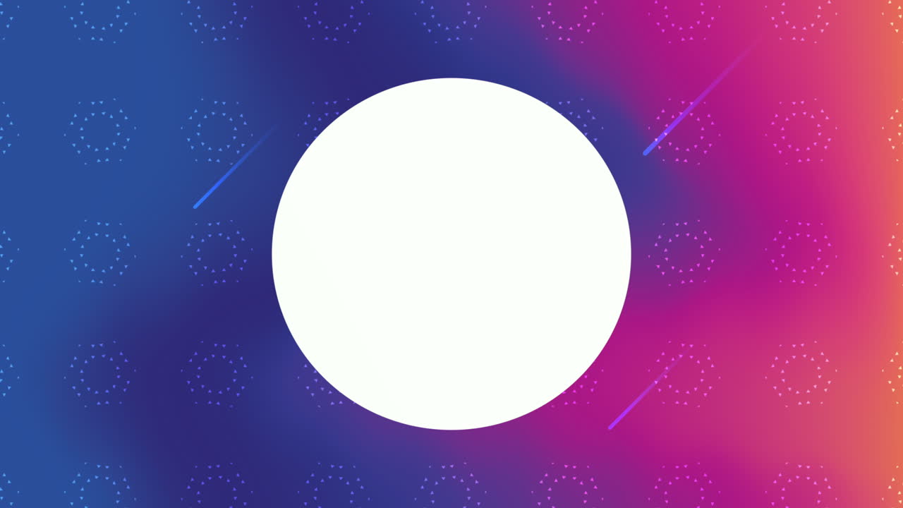 color vivo y fluido con fondo de marco circular