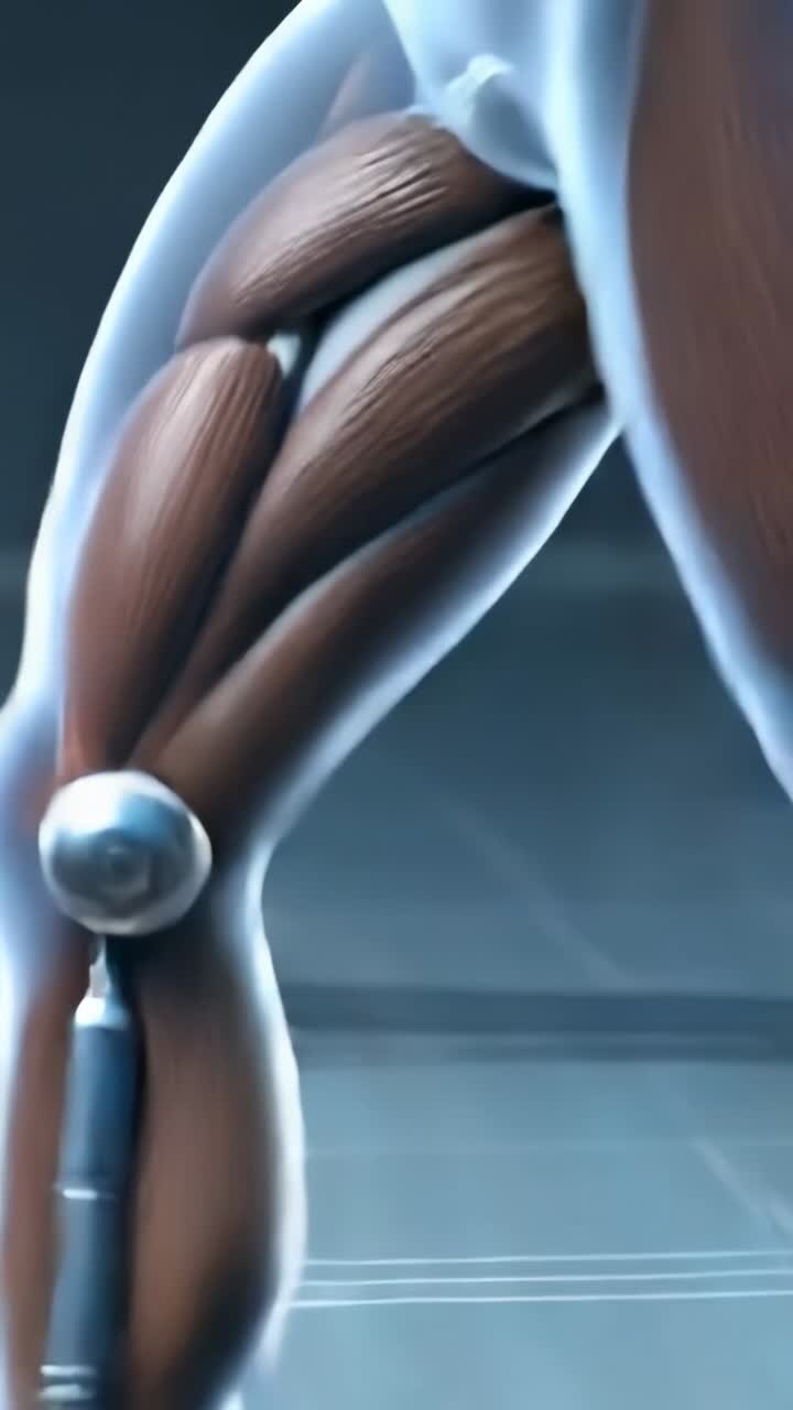 3D Animation of Human Leg Muscles and Prosthetic Joint Movement