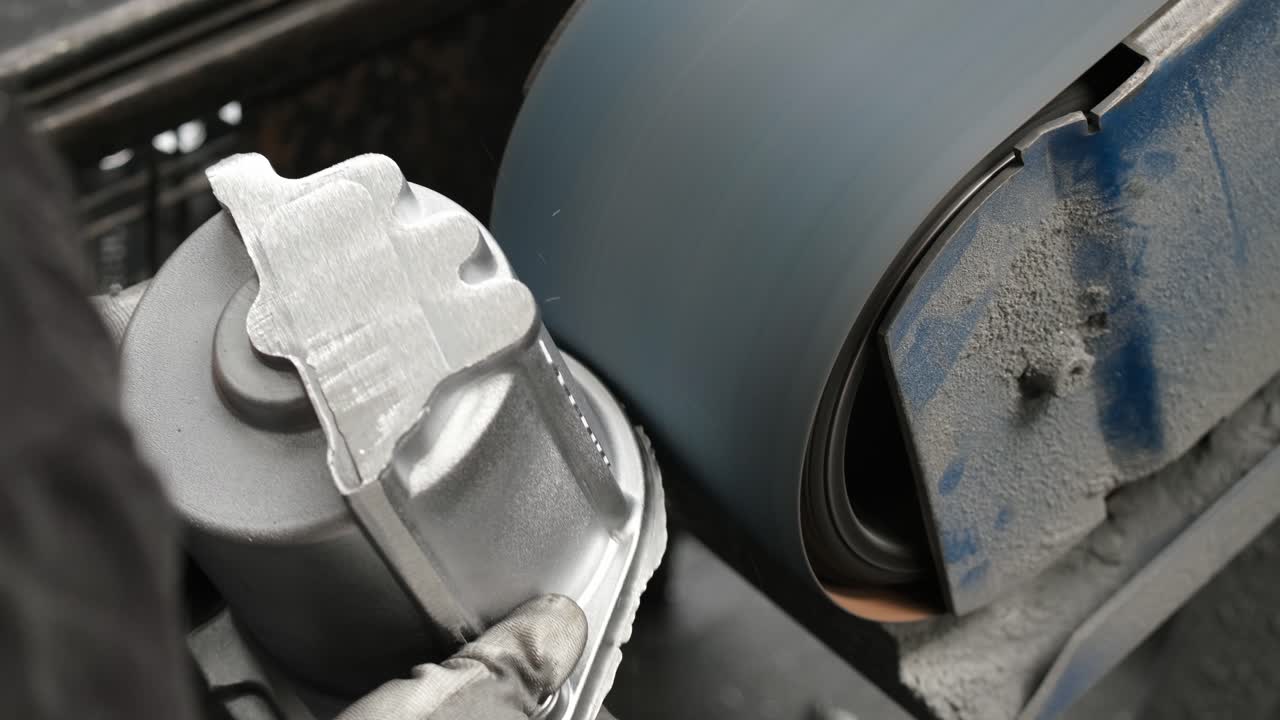 알루미늄 주조소에서 알루미늄 가공